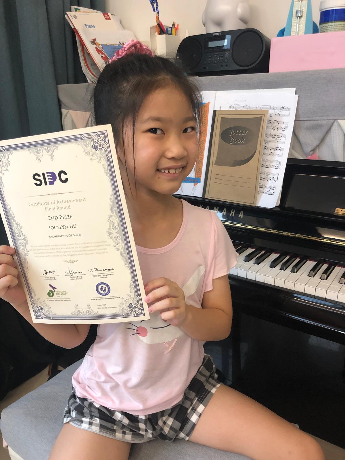 ABRSM Grade 3 Distinction certificate